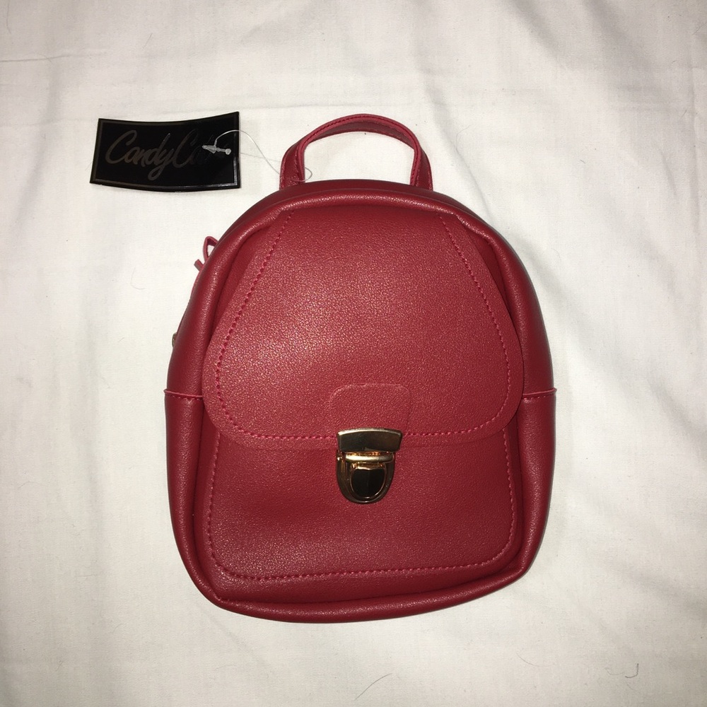 Candycat Red New Mini Backpacks.